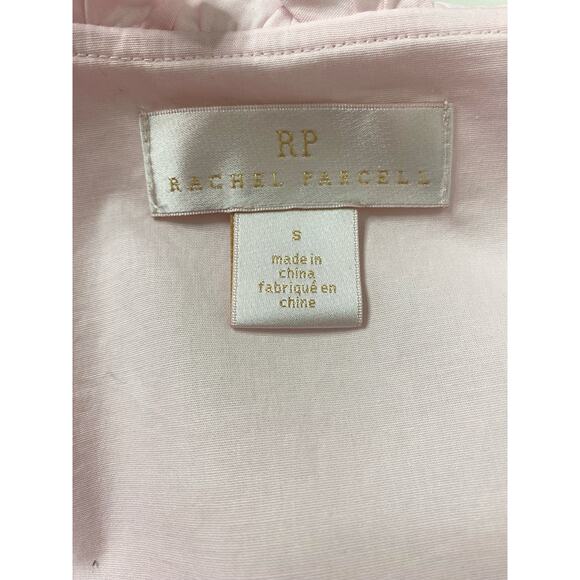 RACHEL PARCELL Blush Pink Ruffled Long Sleeve Wrap Blouse US SMALL NWT - Picture 16 of 16